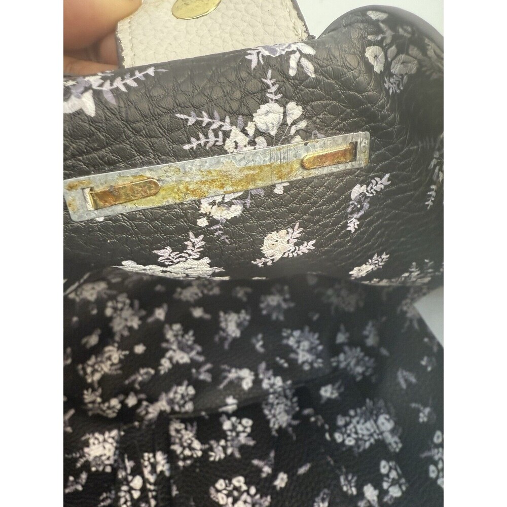 Steve Madden Bdonna Double Pocket Tote Bag Purse + Floral Inner Bag READ - Picture 12 of 13